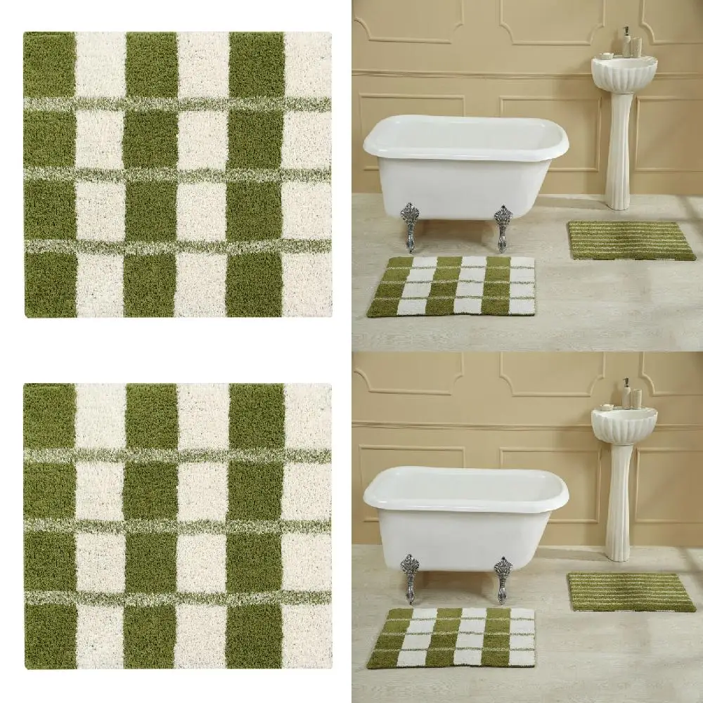 . A Gorgeous, Ultra Soft and Plush 100% Cotton Tufted Bath Mat Rug in Rich, Vibrant Colors - 21" x 34" Rectangle from Escape Col
. A Gorgeous, Ultra Soft and Plush 100% Cotton Tufted Bath Mat Rug in Rich, Vibrant Colors - 21" x 34" Rectangle from Escape Col