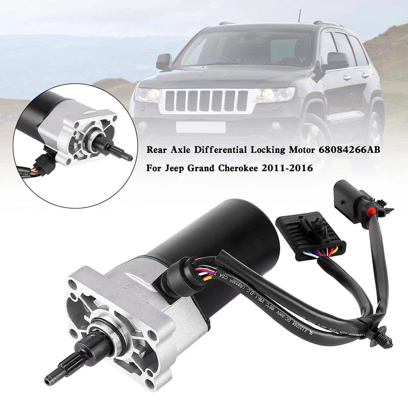 Areyourshop Rear Axle Differential Locking Motor 68084266AB for Jeep Grand Cherokee 11-2016 car accessories
Areyourshop Rear Axle Differential Locking Motor 68084266AB for Jeep Grand Cherokee 11-2016 car accessories