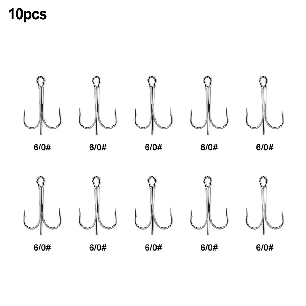 For Fishing Sharp Treble Hooks Fishing Hook Outdoor 4.4g-11.5g 6/0# 9/0# High Carbon Steel Silver Treble Hooks 10pcs
For Fishing Sharp Treble Hooks Fishing Hook Outdoor 4.4g-11.5g 6/0# 9/0# High Carbon Steel Silver Treble Hooks 10pcs