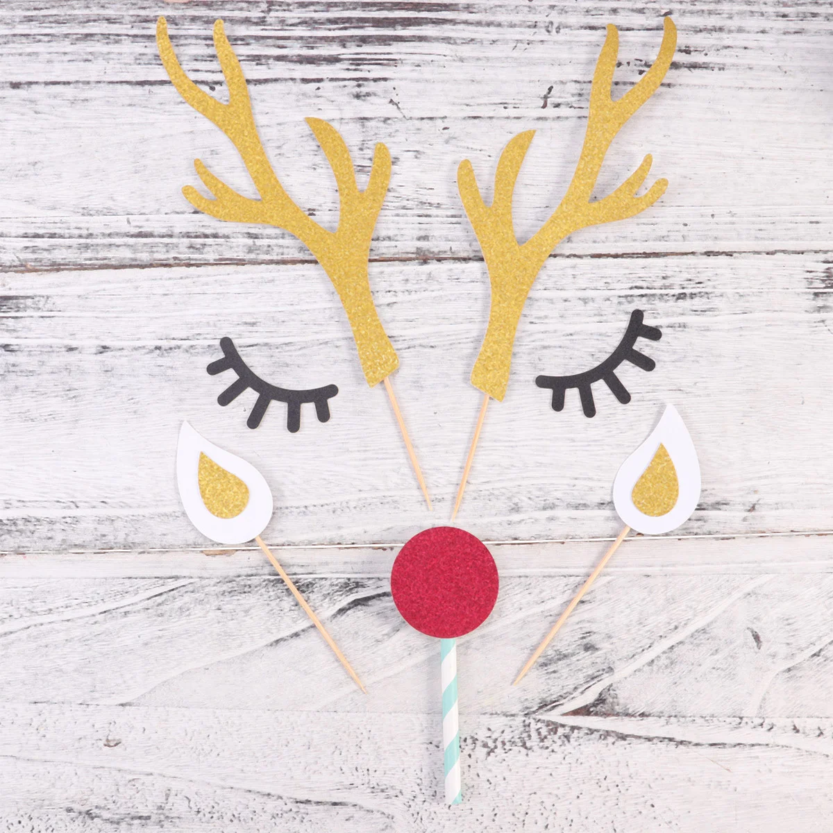 Cupcake Toppers Picks Pick Christmas Cake Antler Glitter Party Deer Dessert Cartoon Rustic Reindeer Decoration Rudolph Topper
Cupcake Toppers Picks Pick Christmas Cake Antler Glitter Party Deer Dessert Cartoon Rustic Reindeer Decoration Rudolph Topper