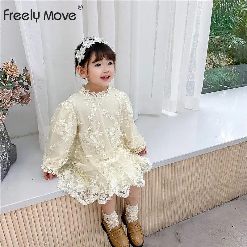 Freely Move Korean Lace Baby Girls Dress Long Sleeve Dresses Winter Thicken Kids Birthday Party Princess Dress Children Vestidos
Freely Move Korean Lace Baby Girls Dress Long Sleeve Dresses Winter Thicken Kids Birthday Party Princess Dress Children Vestidos