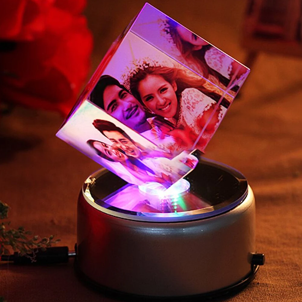 High Quality 7 LED Electric Rotating Crystal Display Base Stand for Photography Video Shooting Props Transparent Object
High Quality 7 LED Electric Rotating Crystal Display Base Stand for Photography Video Shooting Props Transparent Object