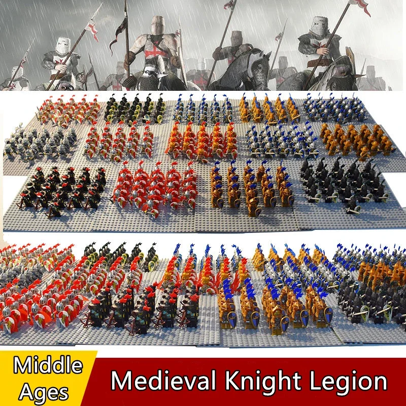 Middle Ages Chivalry Corps Medieval Viking Warrior Knights Roman Soldiers Army Figures Military Building Blocks Kids Mini Toys
Middle Ages Chivalry Corps Medieval Viking Warrior Knights Roman Soldiers Army Figures Military Building Blocks Kids Mini Toys