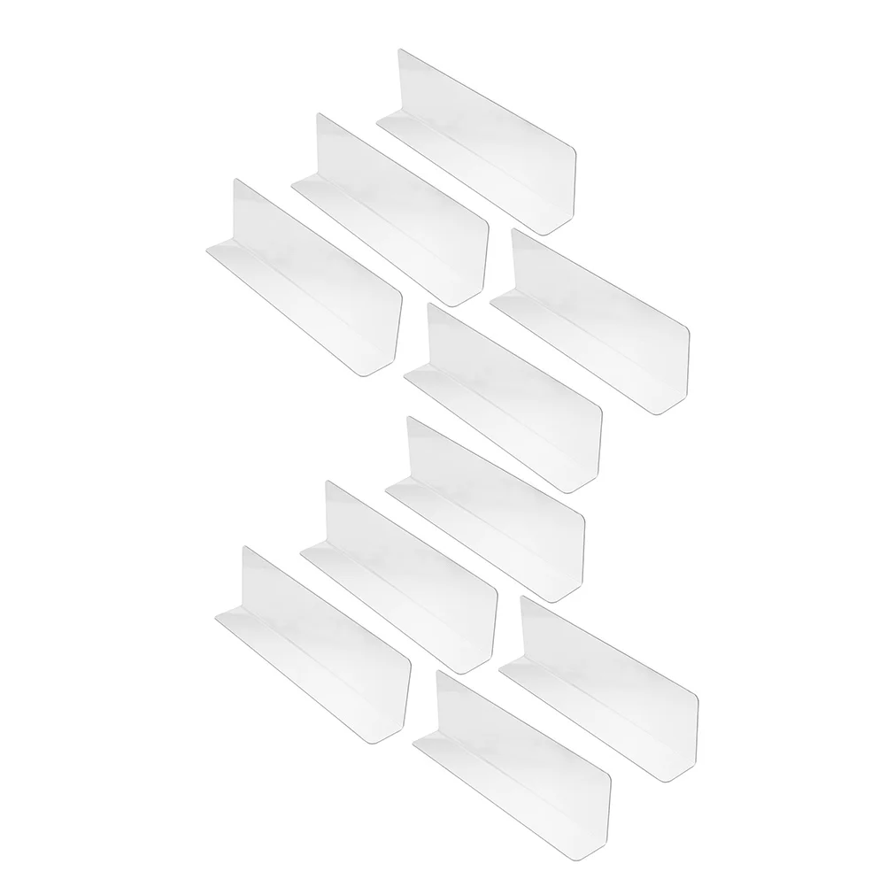 20 Pcs Partition Plate Transparent Organizer Divider Plastic Shelf Adjustable Freely Dividers for Supermarket Separator
20 Pcs Partition Plate Transparent Organizer Divider Plastic Shelf Adjustable Freely Dividers for Supermarket Separator