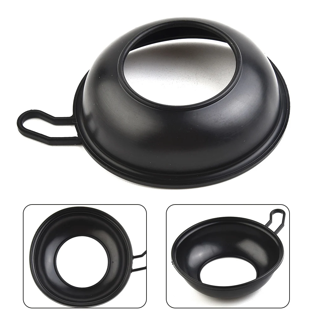 

New Useful Durable Carburetor Vacuum Membrane Rubber 1Pieces 900 RR 16111-MWO-670 Membrane Parts Replacement Black