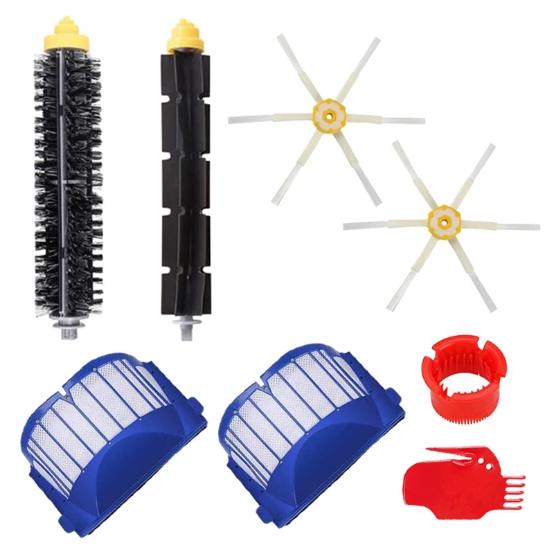 Beater Bristle Brush Hepa FilterSide Brush Replacement Kits for IRobot Roomba 600 Series 610 620 630 Vacuum Cleaner
Beater Bristle Brush Hepa FilterSide Brush Replacement Kits for IRobot Roomba 600 Series 610 620 630 Vacuum Cleaner