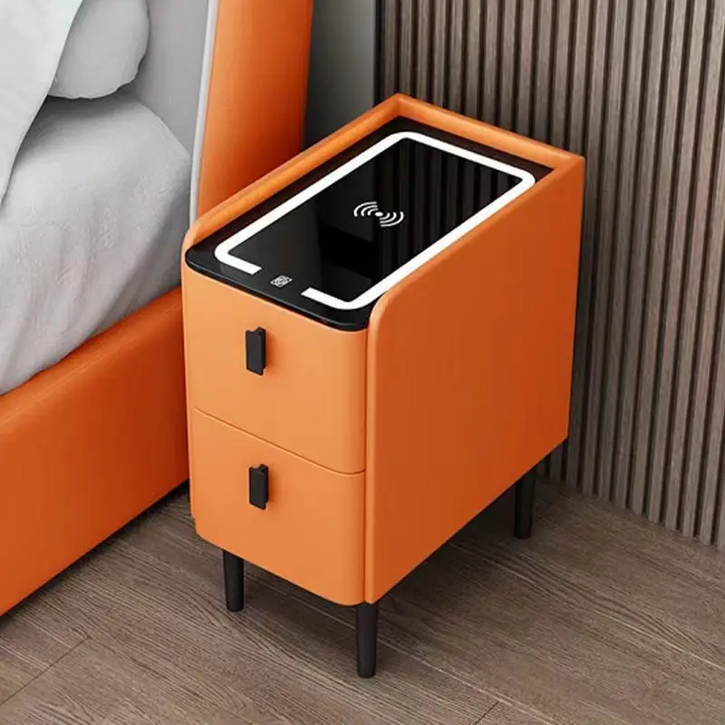 Drawers Modern Wooden Nightstands Led Luxury Smart Nightstands Wireless Charging Bluetooth Meuble Rangement Bedroom Furniture
Drawers Modern Wooden Nightstands Led Luxury Smart Nightstands Wireless Charging Bluetooth Meuble Rangement Bedroom Furniture