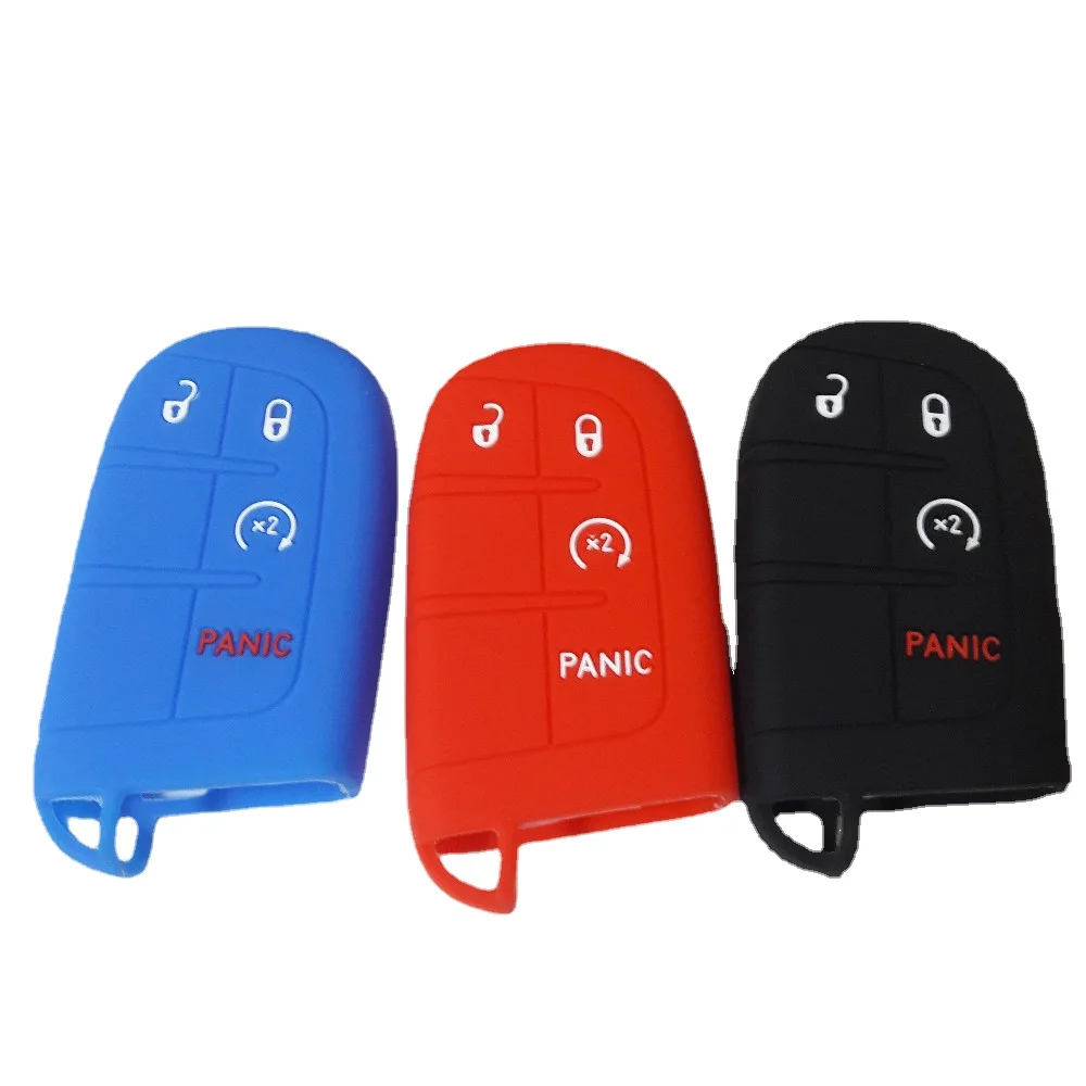 Силиконовый держатель для Chrysler 300C JEEP Renegade Compass Cherokee DODGE RAM Fiat 500 4 кнопки |