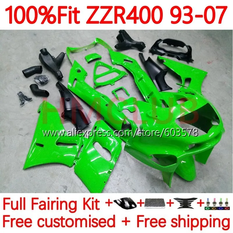 Injection For KAWASAKI NINJA ZZR 400 ZZR400 2000 2001 2002 2005 2006 2007 ZZR-400 93 95 96 97 98 99 Fairing 82No.1 factory green
Injection For KAWASAKI NINJA ZZR 400 ZZR400 2000 2001 2002 2005 2006 2007 ZZR-400 93 95 96 97 98 99 Fairing 82No.1 factory green