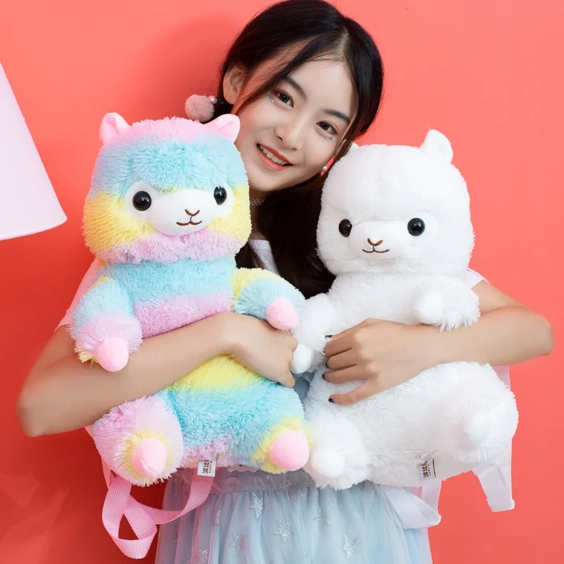 40Cm Kawaii Alpaca Plush Bag Cute Beauty Travel Soft Suffed Cartoon Anime Color Plushies Backpacks for Children Kids Girls Gift
40Cm Kawaii Alpaca Plush Bag Cute Beauty Travel Soft Suffed Cartoon Anime Color Plushies Backpacks for Children Kids Girls Gift