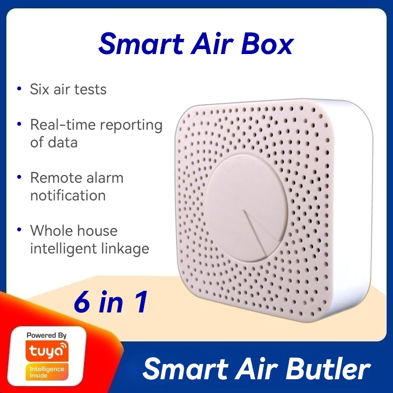 Tuya Zigbee WIFI Smart Air Quality Monitor CO2 Sensor Temperature Humidity Meter VOC PM2.5 Gas Detector Automation Alarm Dector
Tuya Zigbee WIFI Smart Air Quality Monitor CO2 Sensor Temperature Humidity Meter VOC PM2.5 Gas Detector Automation Alarm Dector