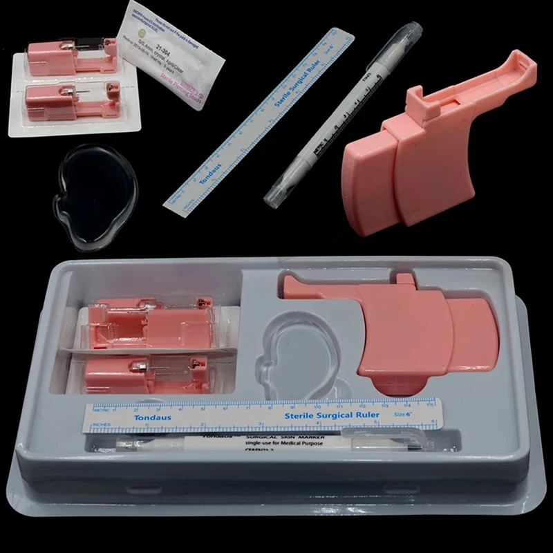 Ear Gun Hole Punch Instrument Box Piercing Gun Starter Kit With Stainless Steel Ear Stud Dispossable Sterile Piercing Stud Set
Ear Gun Hole Punch Instrument Box Piercing Gun Starter Kit With Stainless Steel Ear Stud Dispossable Sterile Piercing Stud Set