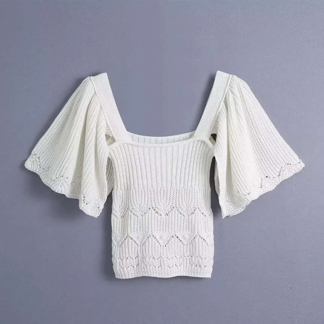 2022 Women Fashion Flounced Edge Jacquard Knit Vest Sweater Vintage Short Sleeve Loose Female Waistcoat Chic Tops
2022 Women Fashion Flounced Edge Jacquard Knit Vest Sweater Vintage Short Sleeve Loose Female Waistcoat Chic Tops