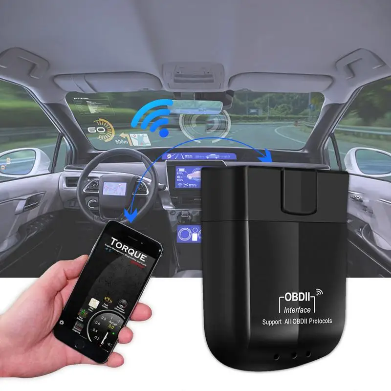 Super Mini ELM-327 V1.5 WIFI OBD2 Universal Auto Diagnostic Tool Works On IOS/Android 25K80 Car Adapter for All Protocol Cars
Super Mini ELM-327 V1.5 WIFI OBD2 Universal Auto Diagnostic Tool Works On IOS/Android 25K80 Car Adapter for All Protocol Cars