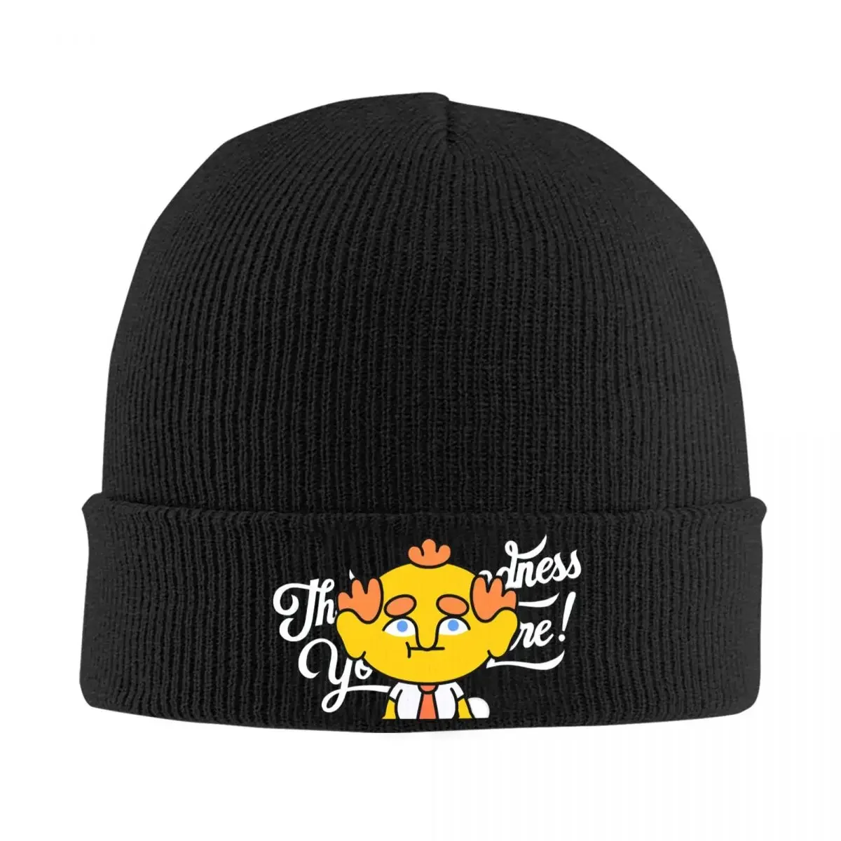 Благодарность ты здесь шапки-бини забавная игра шапочки Skullies спортивные теплые