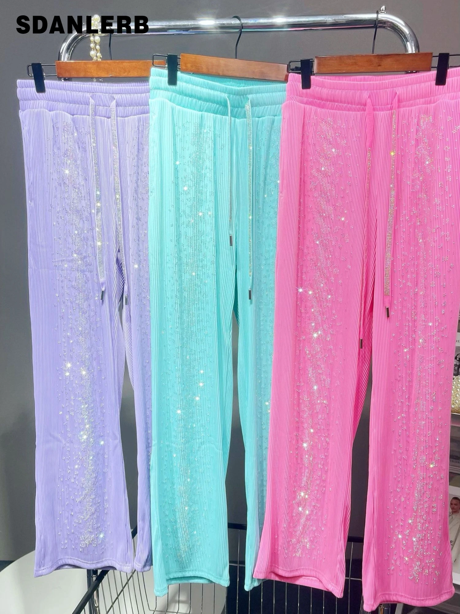 Heavy Embroidery Hot Drilling Mopping Casual Pants 2022 Summer Wide-Leg Pants Women's Thin Cool Draping Straight-Leg Trousers
Heavy Embroidery Hot Drilling Mopping Casual Pants 2022 Summer Wide-Leg Pants Women's Thin Cool Draping Straight-Leg Trousers