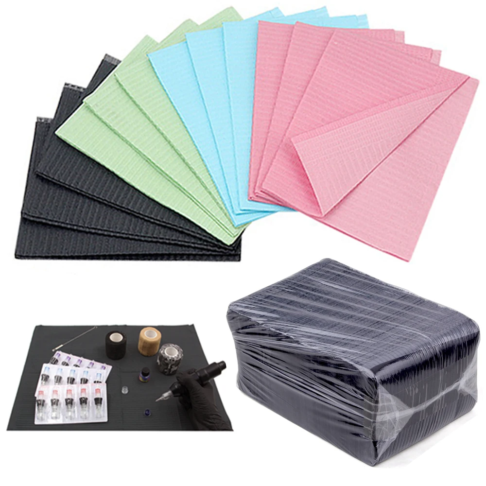 125Pcs Disposable Tattoo Clean Pad Table Covers Clean Wipes Patient Dental Napkins Beauty Tattoo Accessories Tattoo Bibs
125Pcs Disposable Tattoo Clean Pad Table Covers Clean Wipes Patient Dental Napkins Beauty Tattoo Accessories Tattoo Bibs