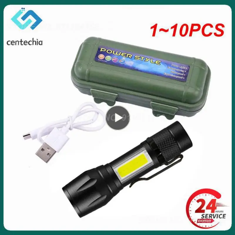 1~10PCS Zoom Focus Mini Led Flashlight Built In Battery XP-G Q5 Torch Lamp Lantern Work Light rechargeable Mini Flashlight
1~10PCS Zoom Focus Mini Led Flashlight Built In Battery XP-G Q5 Torch Lamp Lantern Work Light rechargeable Mini Flashlight