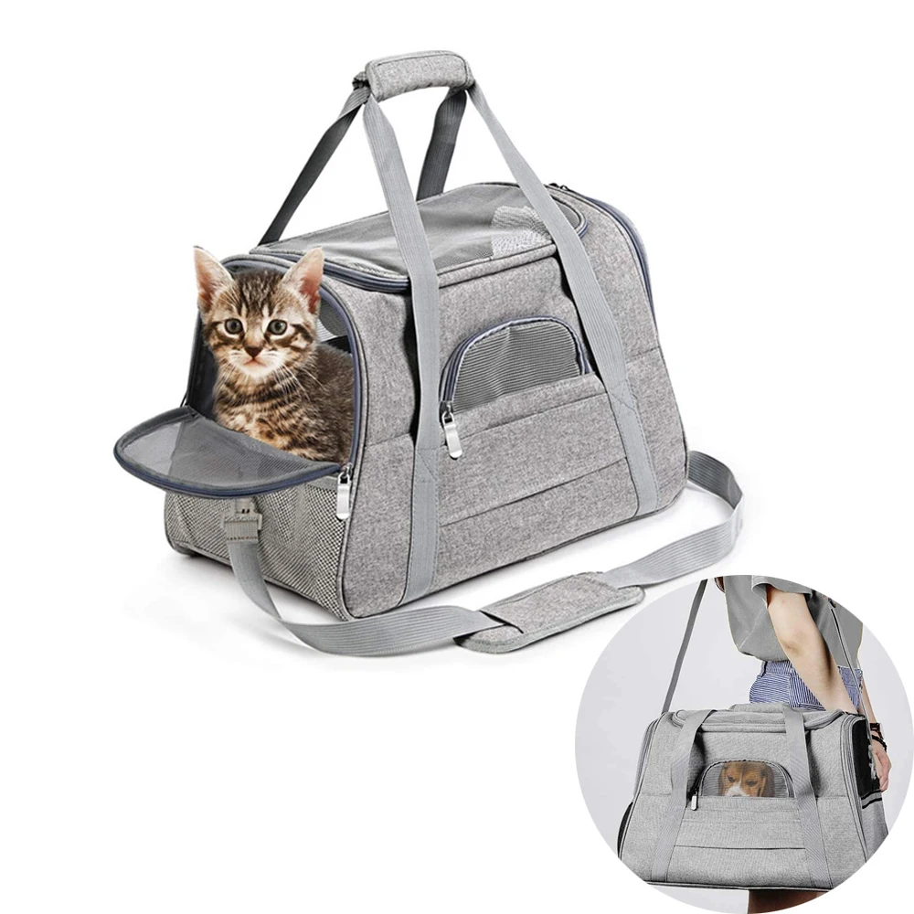 Soft Pet Carriers Portable Breathable Foldable Bag Cat Dog Carrier Bags Outgoing Travel Pets Handbag with Locking Safety Zippers
Soft Pet Carriers Portable Breathable Foldable Bag Cat Dog Carrier Bags Outgoing Travel Pets Handbag with Locking Safety Zippers