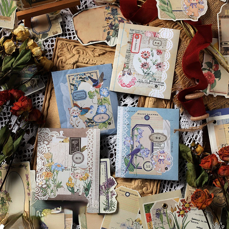 4 Packs Mixed Total 80PCS Vintage Floral Deco Paper Set 95*110mm Creative School Office DIY Decoration Background Material
4 Packs Mixed Total 80PCS Vintage Floral Deco Paper Set 95*110mm Creative School Office DIY Decoration Background Material