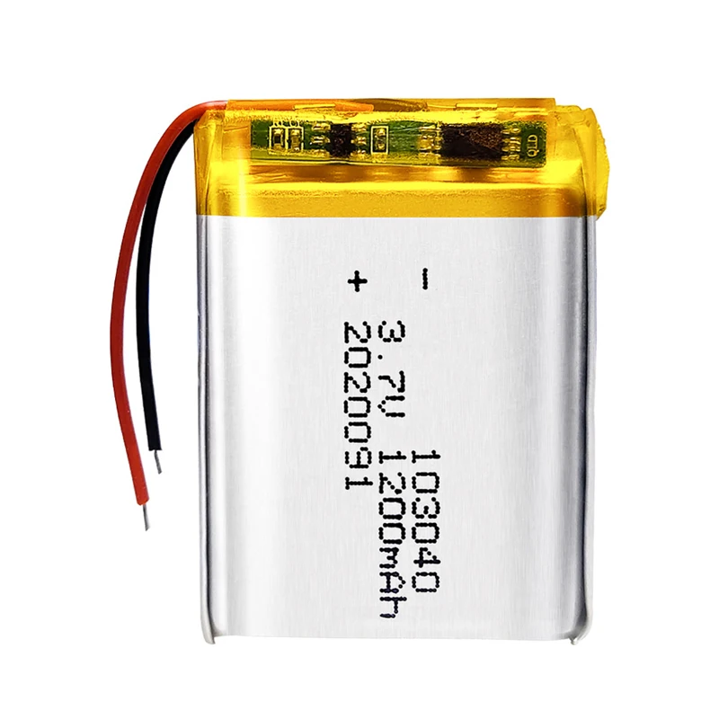 3.7v Ion Battery 103040 1200mah Chargeable Lithium Polymer Lipo Battery For Medical Devices
3.7v Ion Battery 103040 1200mah Chargeable Lithium Polymer Lipo Battery For Medical Devices