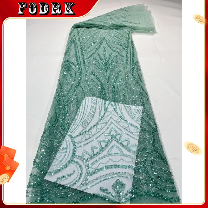 2023 African High Quality Lace Fabric Latest Beads French Net Sequins Fabric Sewing Embroidered Lace in Tulle Nigeria Fabric
2023 African High Quality Lace Fabric Latest Beads French Net Sequins Fabric Sewing Embroidered Lace in Tulle Nigeria Fabric