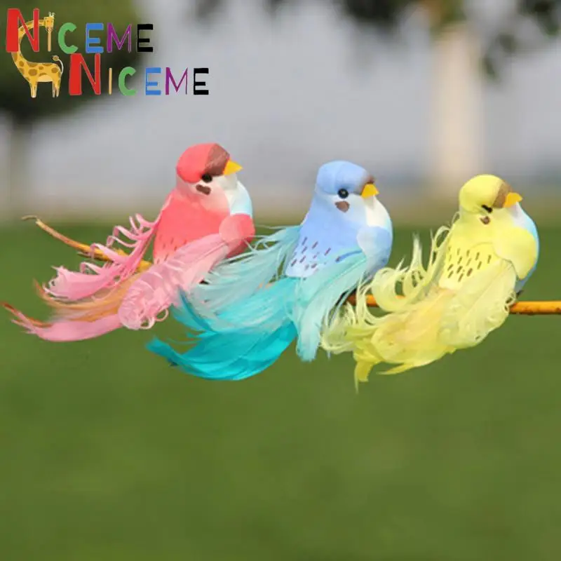 1Pc Random Simulation Feather Foam colorful bird Garden Bird lawn Prop Decoration Miniatures
1Pc Random Simulation Feather Foam colorful bird Garden Bird lawn Prop Decoration Miniatures