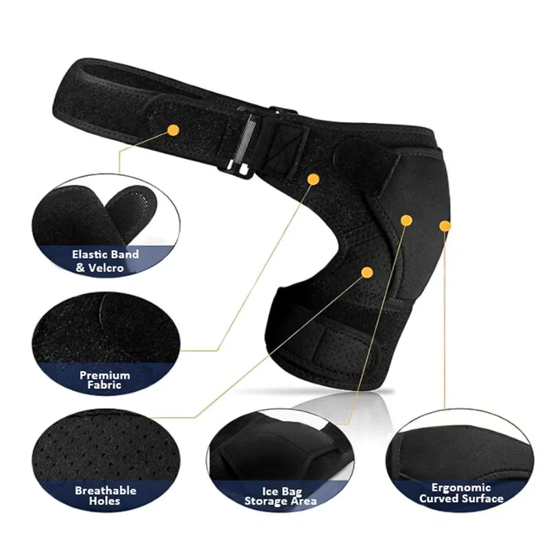Adjustable Shoulder Brace Support Compression Shoulder Strap for Men Women Recovery Shoulder Single Shoulder Support Protector
Adjustable Shoulder Brace Support Compression Shoulder Strap for Men Women Recovery Shoulder Single Shoulder Support Protector