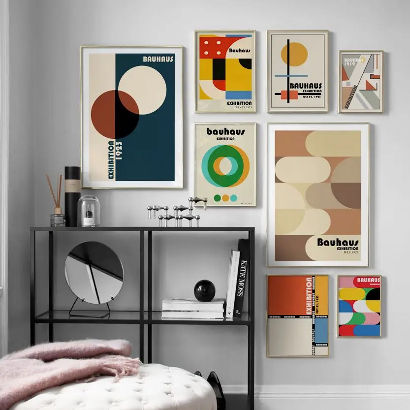 Bauhaus Abstract Geometry Museum Exhibition Wall Art Prints Canvas Painting Nordic Poster Wall Pictures For Living Room Decor
Bauhaus Abstract Geometry Museum Exhibition Wall Art Prints Canvas Painting Nordic Poster Wall Pictures For Living Room Decor
