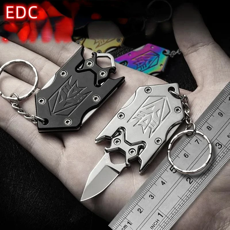 Mini Pocket Folding Knife Keychain Stainless Steel Camping Small Portable Fruit Knife Peeler Fixed Blade Multi Outdoor EDC Tool 
Mini Pocket Folding Knife Keychain Stainless Steel Camping Small Portable Fruit Knife Peeler Fixed Blade Multi Outdoor EDC Tool