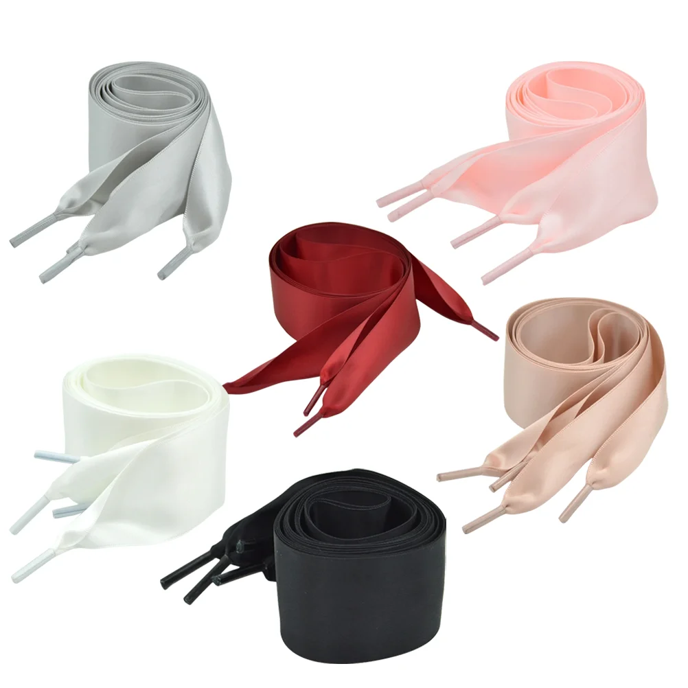 6 Pairs Satin Laces Shoelaces Flat Black Ribbon Girls Sneakers Polyester Pink Miss
6 Pairs Satin Laces Shoelaces Flat Black Ribbon Girls Sneakers Polyester Pink Miss