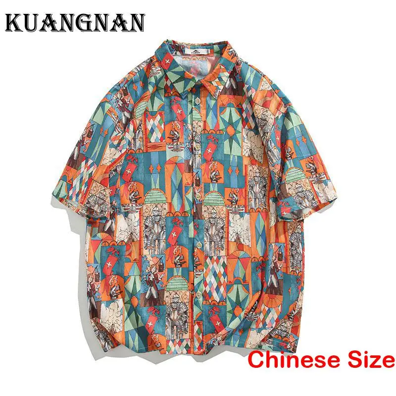KUANGNAN Printed Korean Style Clothes for Men Free Shipping Luxury Men's Shirt Blouse Man Shirts High Quality 5XL 2023 Summer
KUANGNAN Printed Korean Style Clothes for Men Free Shipping Luxury Men's Shirt Blouse Man Shirts High Quality 5XL 2023 Summer