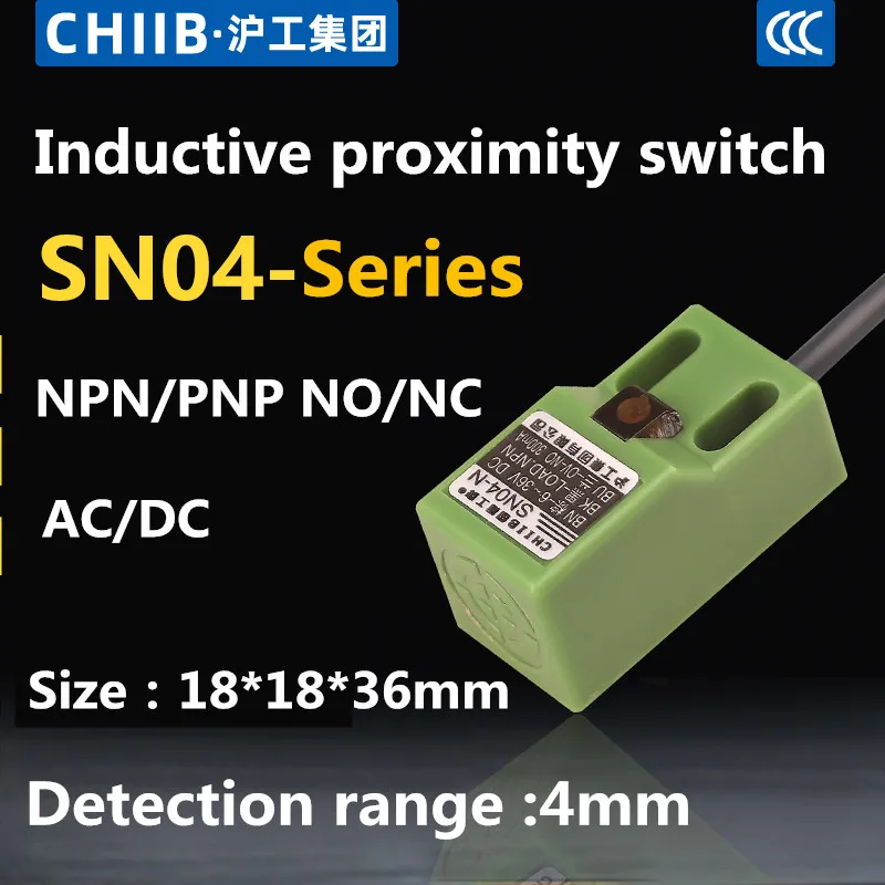 Квадратный Индуктивный бесконтактный переключатель, стандартный металлический датчик постоянного тока с тремя проводами PNP, 6-36 в
Квадратный Индуктивный бесконтактный переключатель, стандартный металлический датчик постоянного тока с тремя проводами PNP, 6-36 в