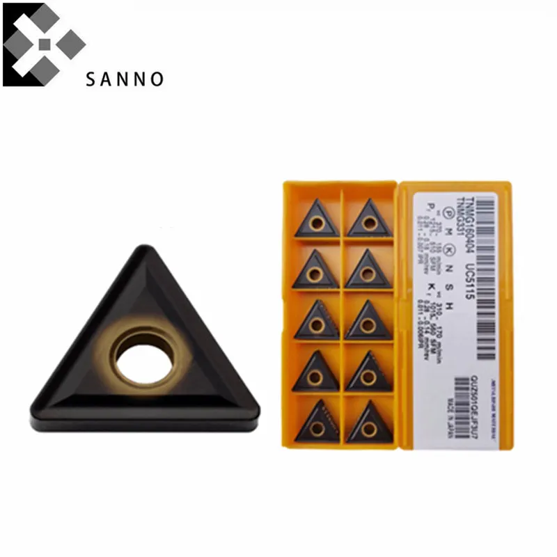 10 шт., карбидные Токарные пластины TNMG160404 UC5115 / TNMG160408 UC5115 для чугуна
10 шт., карбидные Токарные пластины TNMG160404 UC5115 / TNMG160408 UC5115 для чугуна