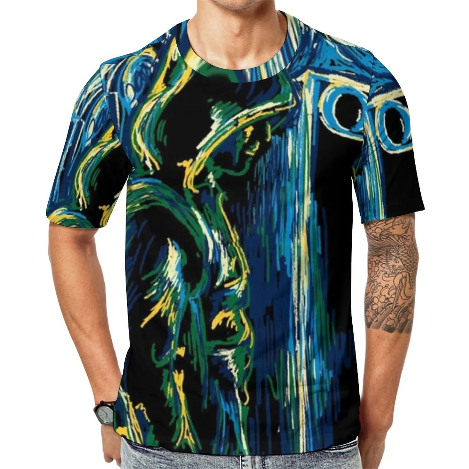 Starling Night Arrow T-Shirt Van Gogh Man Retro T-Shirts Summer Custom Tees Short-Sleeve Essential Plus Size Tops Gift
Starling Night Arrow T-Shirt Van Gogh Man Retro T-Shirts Summer Custom Tees Short-Sleeve Essential Plus Size Tops Gift