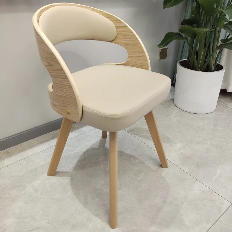 

Обеденные стулья в скандинавском стиле, удобный ретро-стул из массива дерева, мебель для кухни, медитации, минималистичного дизайна