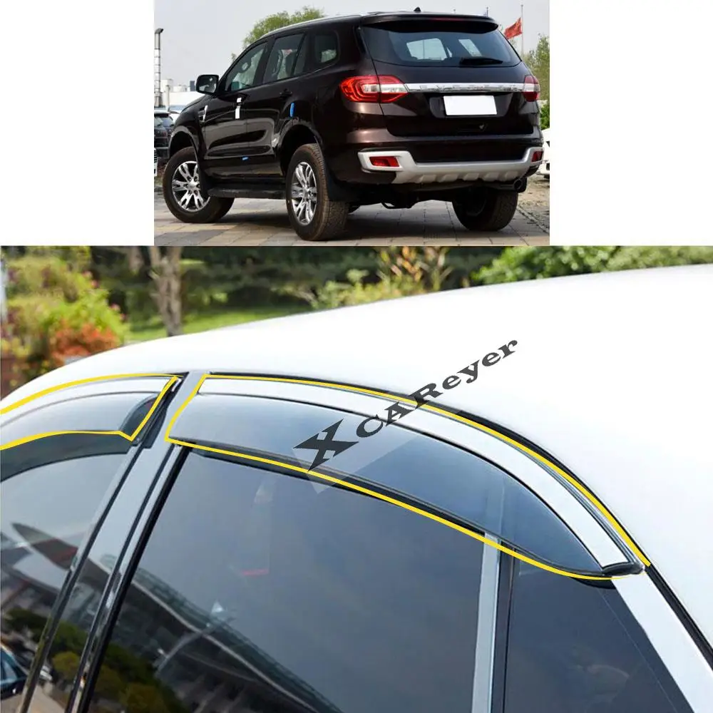 Стикер для кузова автомобиля Ford Everest 2015, 2016, 2017, 2018, 2019, 2020, пластиковое окно, ветрозащитный козырек, защита от дождя и солнца
Стикер для кузова автомобиля Ford Everest 2015, 2016, 2017, 2018, 2019, 2020, пластиковое окно, ветрозащитный козырек, защита от дождя и солнца
