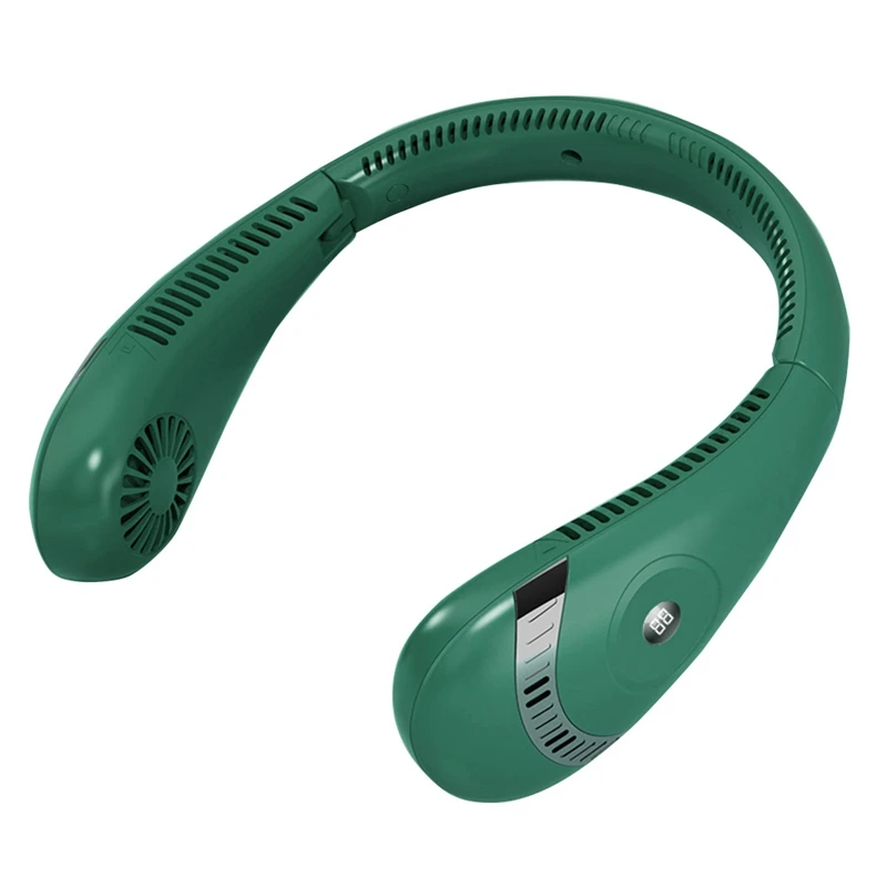 Portable Neck Fan,5000Mah Foldable Neck Fan Bladeless Cooling Personal Neck Fan Rechargeable Neck Fan With 3 Speeds
Portable Neck Fan,5000Mah Foldable Neck Fan Bladeless Cooling Personal Neck Fan Rechargeable Neck Fan With 3 Speeds
