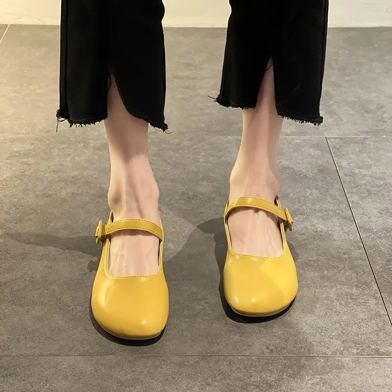 Fashion Chunky Heel Single Shoes Women Spring/Autumn New Shallow Pumps Round Toe 3cm Low Heel Mary Janes Shoes for Women
Fashion Chunky Heel Single Shoes Women Spring/Autumn New Shallow Pumps Round Toe 3cm Low Heel Mary Janes Shoes for Women