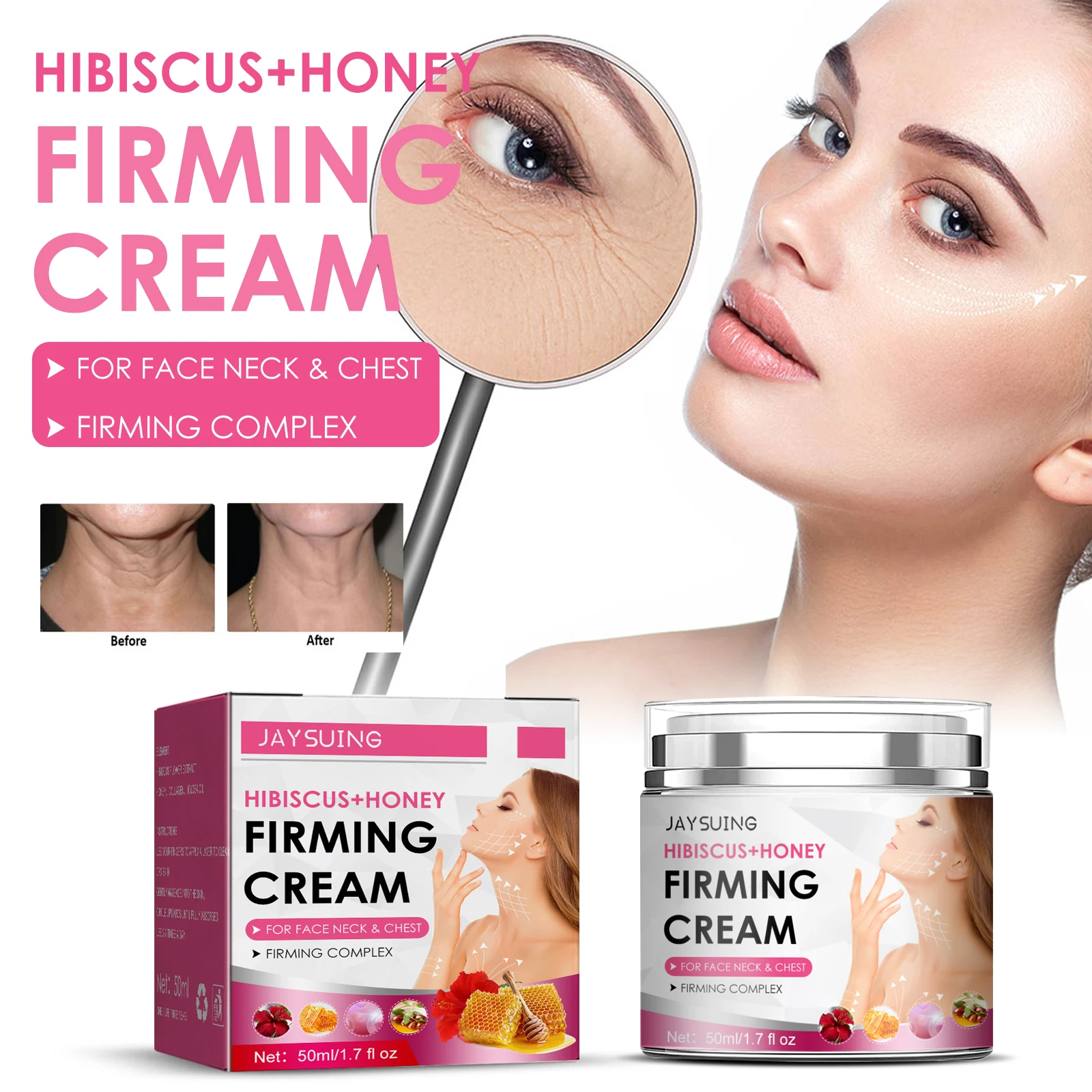 ELECOOL Retinol Face Cream Anti-Aging Wrinkle Whitening Moisturizing Improve Fine Lines Neck Firming Cream Lifting Skin Care
ELECOOL Retinol Face Cream Anti-Aging Wrinkle Whitening Moisturizing Improve Fine Lines Neck Firming Cream Lifting Skin Care