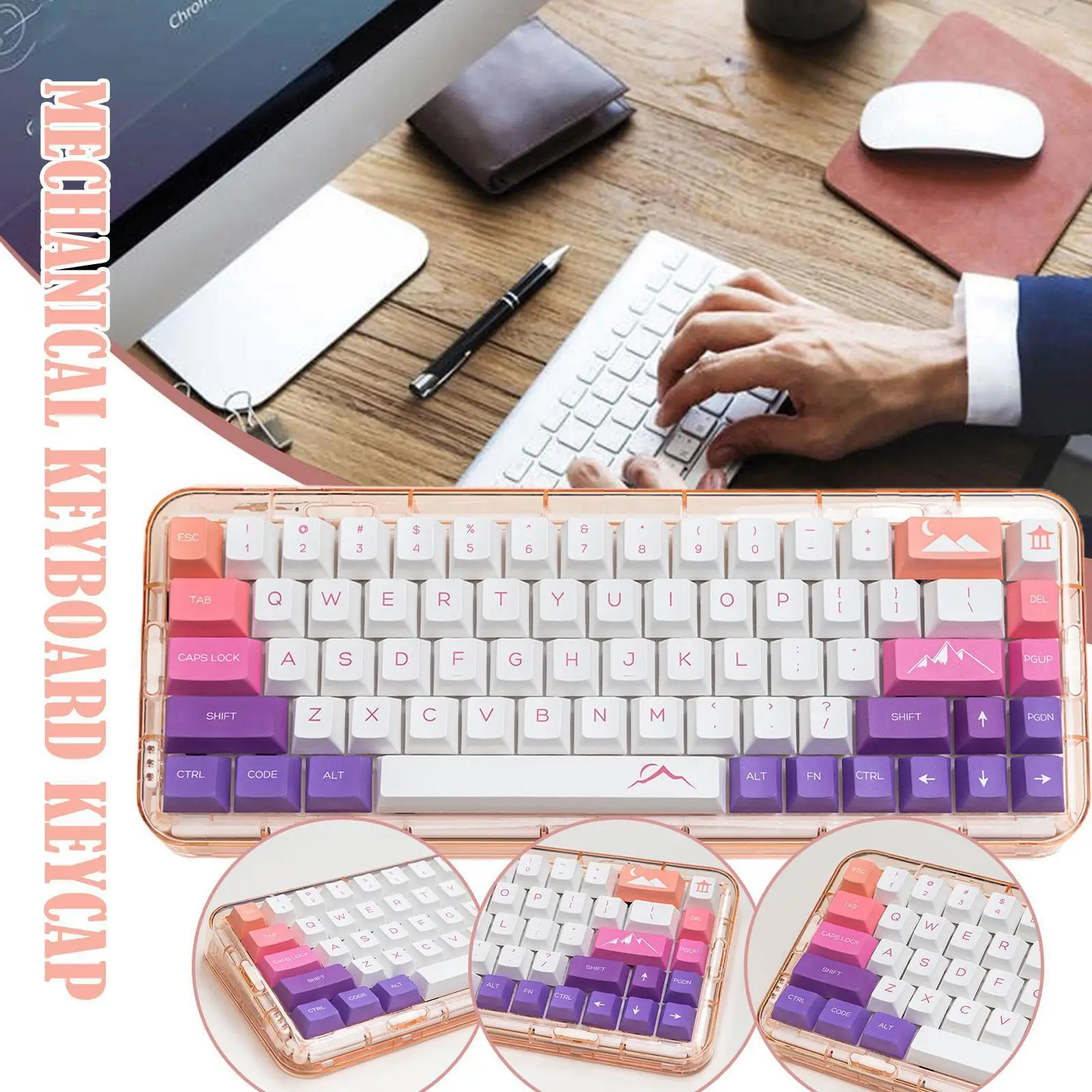 135 Keys Alpine Keycaps PBT Profile Dye Sublimation Custom Keycaps With 1.75u 2u Shift For MX Switch Custom Keyboard F2I3
135 Keys Alpine Keycaps PBT Profile Dye Sublimation Custom Keycaps With 1.75u 2u Shift For MX Switch Custom Keyboard F2I3