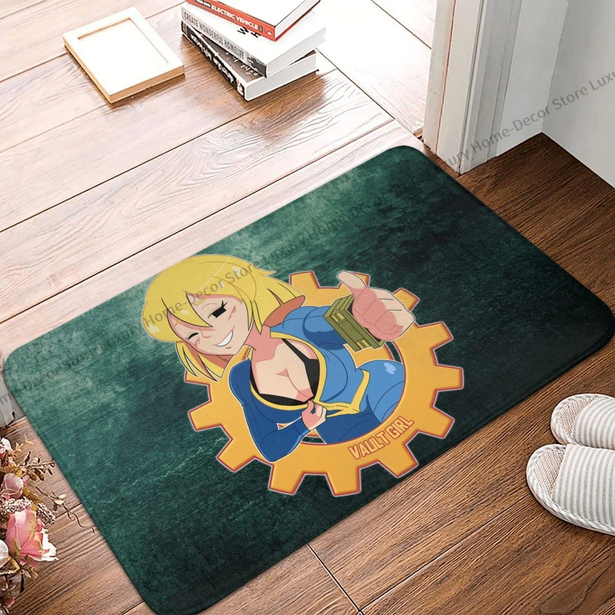 Fallout Game Bathroom Non-Slip Carpet Valut Girl Flannel Mat Welcome Doormat Floor Decor Rug
Fallout Game Bathroom Non-Slip Carpet Valut Girl Flannel Mat Welcome Doormat Floor Decor Rug