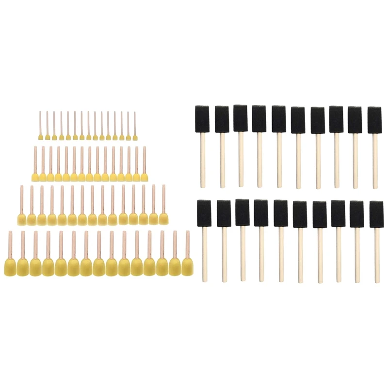 60 Pcs Paint Foam Sponge Brush Set Painting Tools & 60Pcs Small Foam Paint Brush Sponge Foam Brush Painting Set 
60 Pcs Paint Foam Sponge Brush Set Painting Tools & 60Pcs Small Foam Paint Brush Sponge Foam Brush Painting Set