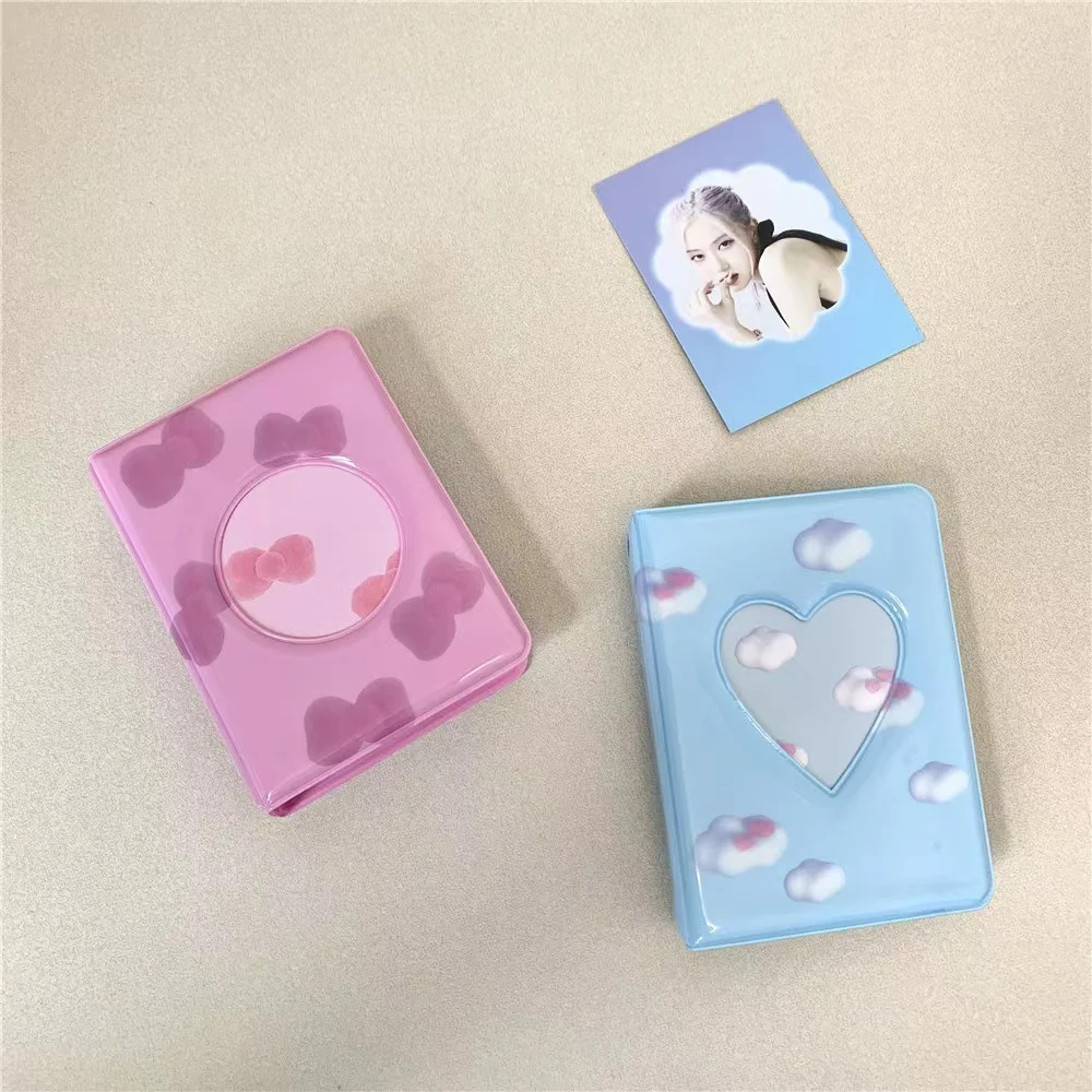 3 Inch Heart Bow Photocards Holder Kpop Album Collection Idol Card Holder Mini Album Card book storage Book
3 Inch Heart Bow Photocards Holder Kpop Album Collection Idol Card Holder Mini Album Card book storage Book
