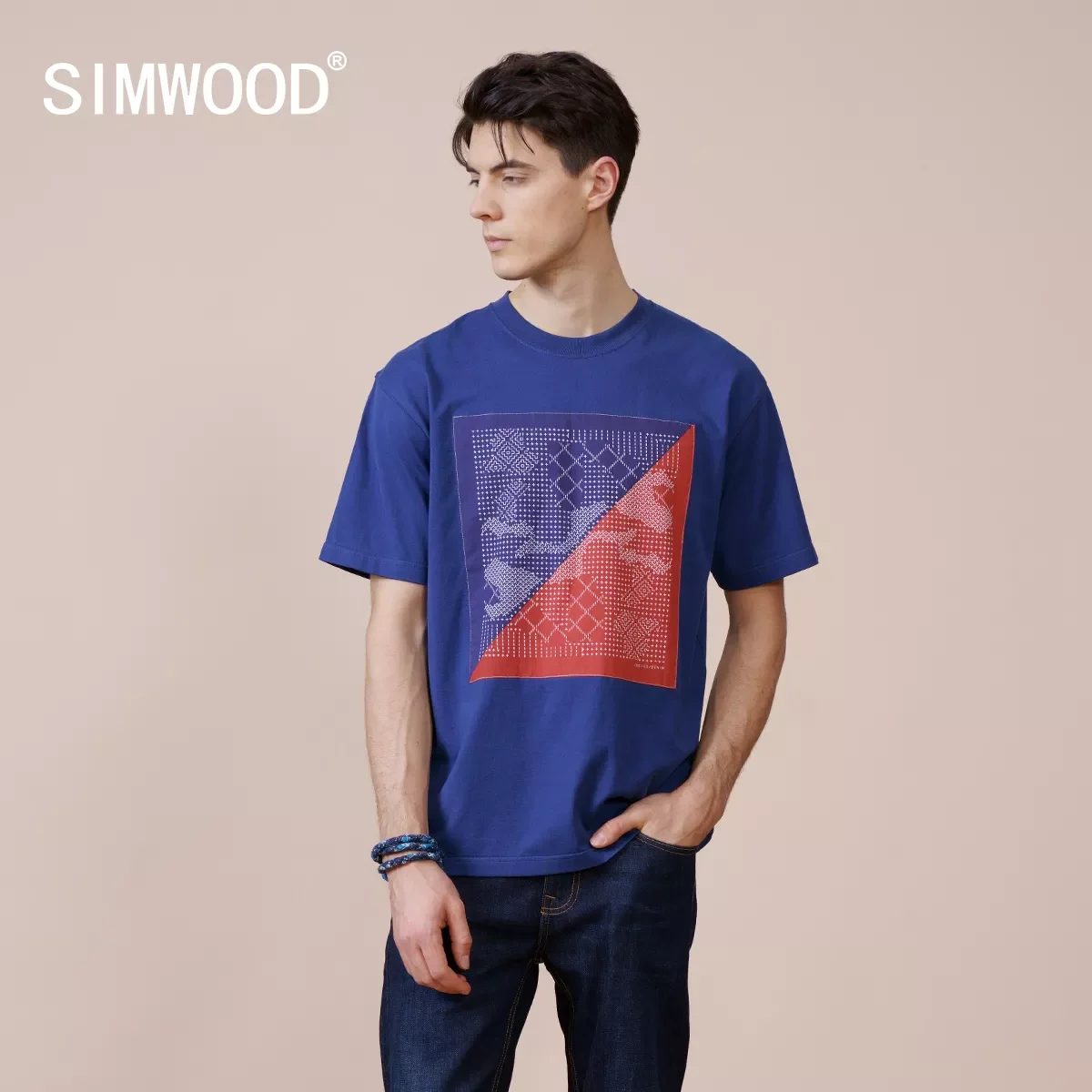 NEW IN 2022 Summer New T-shirts Men Loose Denim Style Pattern Print Indigo Plus Size Tops 100% Cotton Tees Brand Clothing
NEW IN 2022 Summer New T-shirts Men Loose Denim Style Pattern Print Indigo Plus Size Tops 100% Cotton Tees Brand Clothing