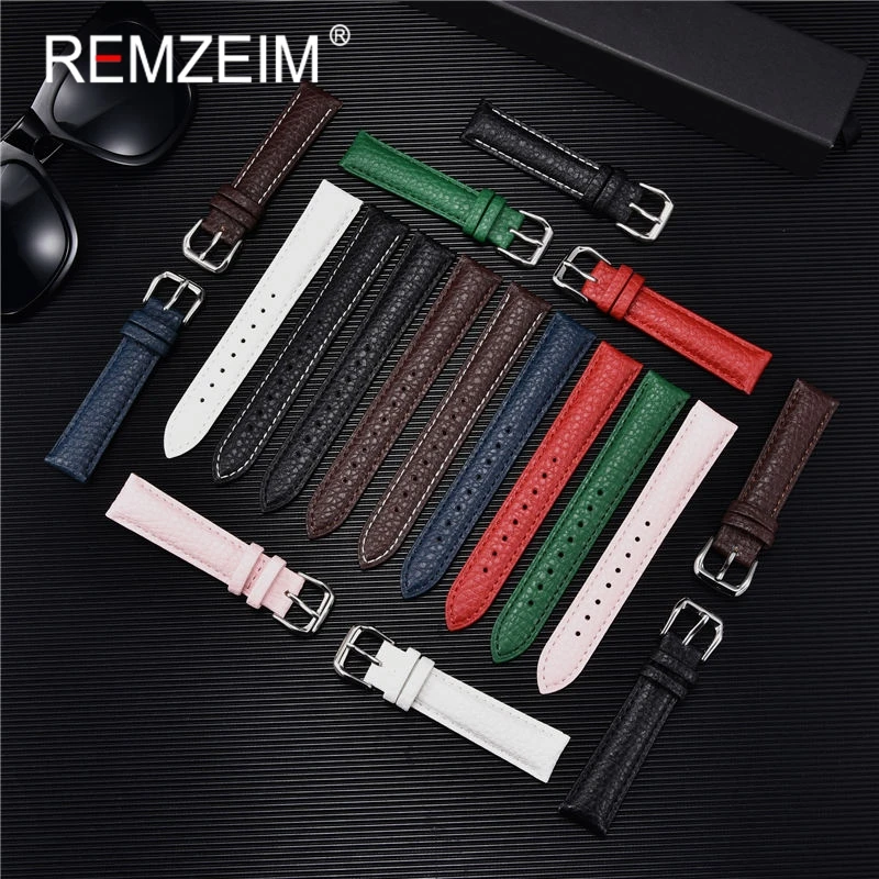 Genuine Leather Strap Calfskin Men Women Watch Band Watch Accessories Bracelet 12mm 14mm 16mm 18mm 20mm 22mm Green Blue Black
Genuine Leather Strap Calfskin Men Women Watch Band Watch Accessories Bracelet 12mm 14mm 16mm 18mm 20mm 22mm Green Blue Black