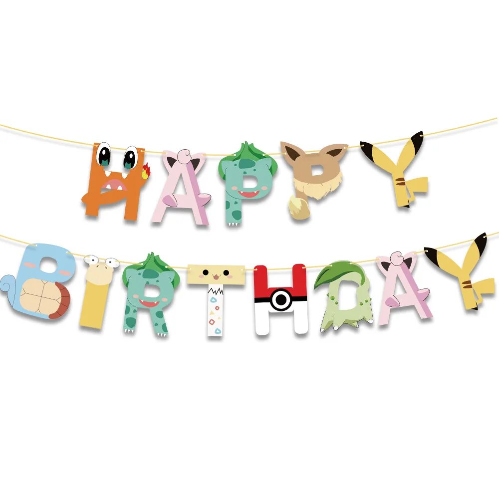 Pikachu Bunting Set Cake Flag Pokémon Theme Birthday Party Decorations Party Supplies Home Decor Boys Birthday Decorations
Pikachu Bunting Set Cake Flag Pokémon Theme Birthday Party Decorations Party Supplies Home Decor Boys Birthday Decorations