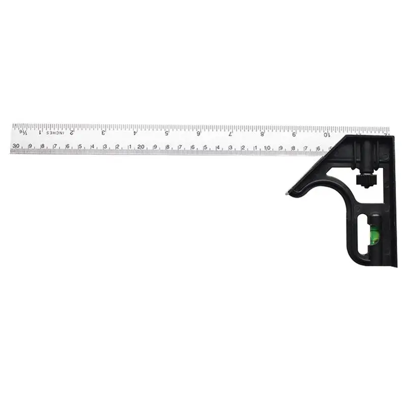 Square Angle Ruler Measuring Tool Kit Stainless Steel Combo Square Carpentry Tools Adjustable Combination Spirit Level
Square Angle Ruler Measuring Tool Kit Stainless Steel Combo Square Carpentry Tools Adjustable Combination Spirit Level