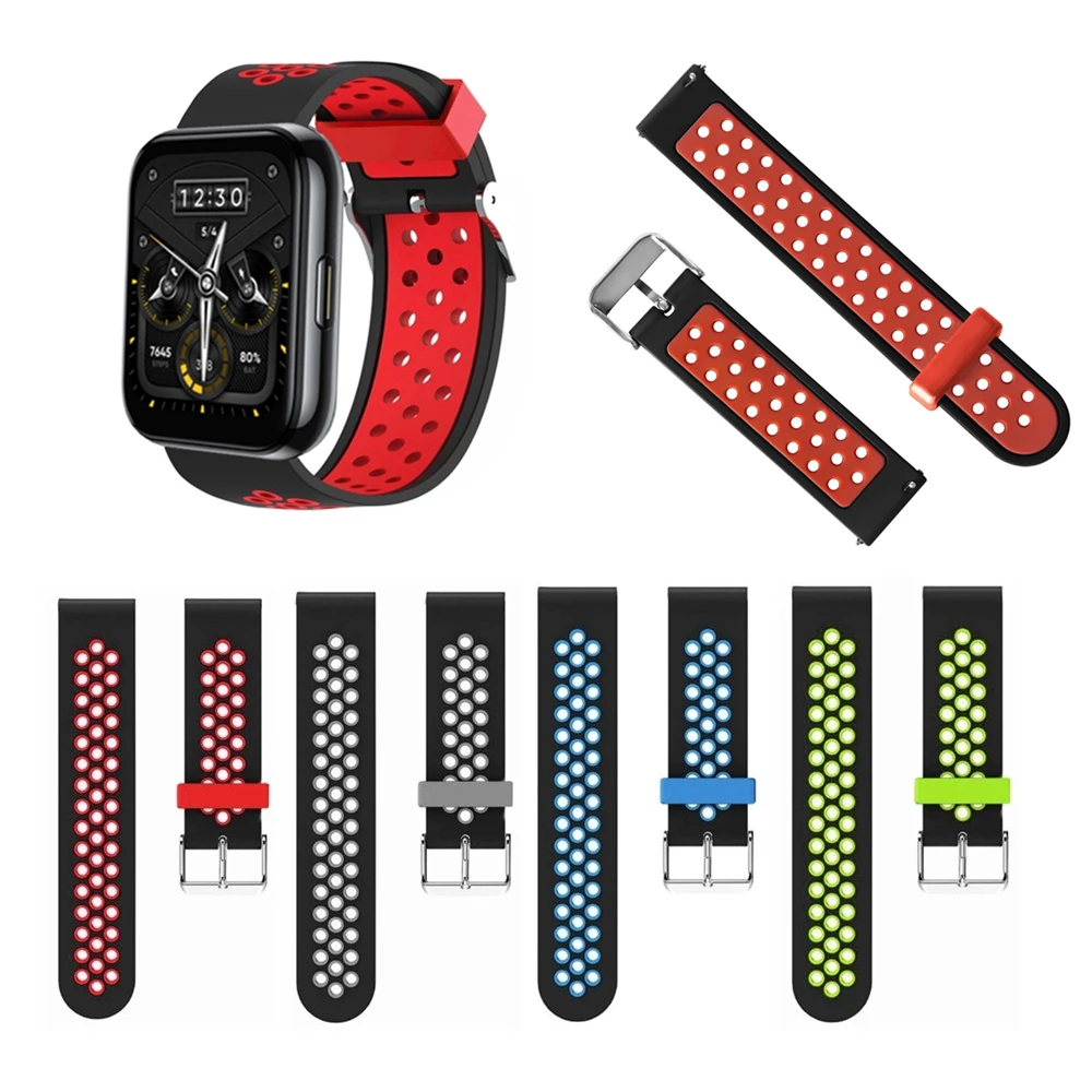 For Realme Watch 2/2 Watch Strap Two-tone 22mm Watch Band Smart Accessories Long Service Life Replacement Strap
For Realme Watch 2/2 Watch Strap Two-tone 22mm Watch Band Smart Accessories Long Service Life Replacement Strap