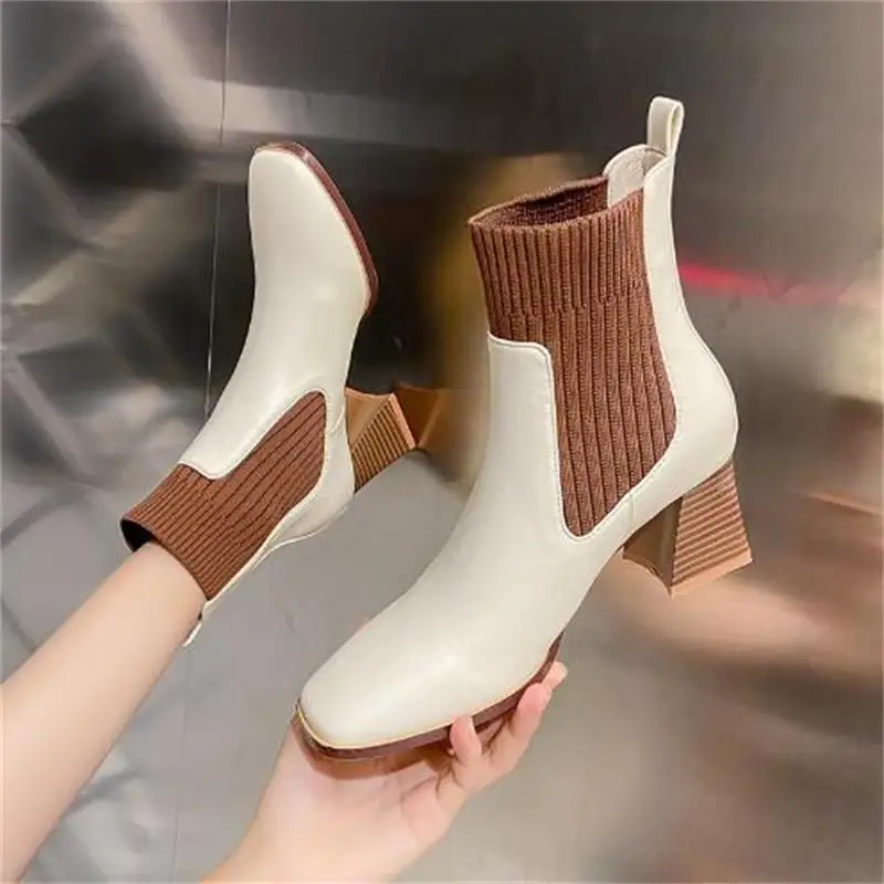 2022 new square toe color matching women's boots thick heel boots high heel ankle boots
2022 new square toe color matching women's boots thick heel boots high heel ankle boots